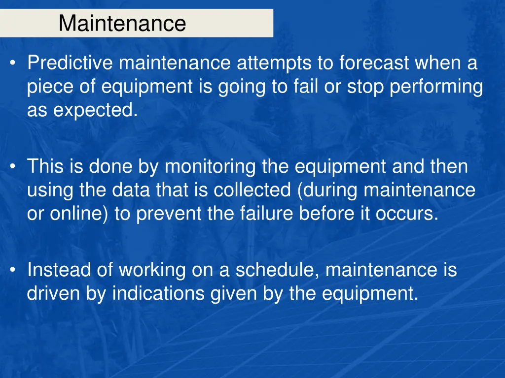 maintenance 4