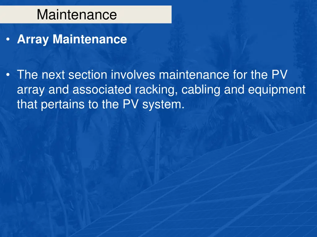 maintenance 44