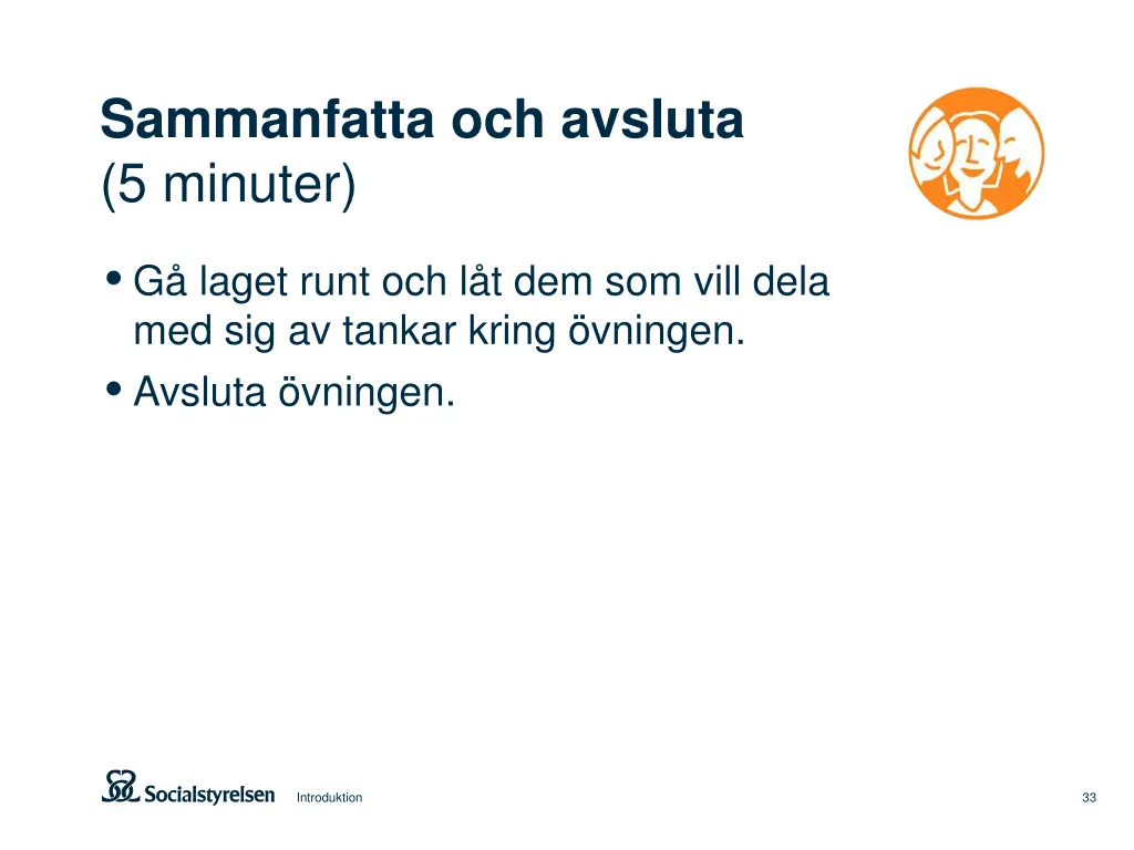 sammanfatta och avsluta 5 minuter 1