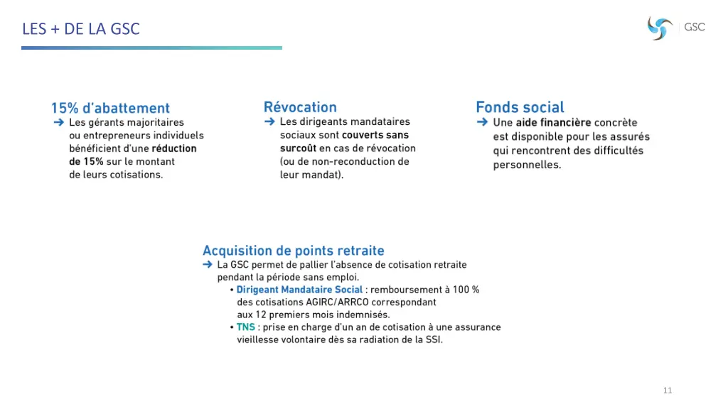 les de la gsc