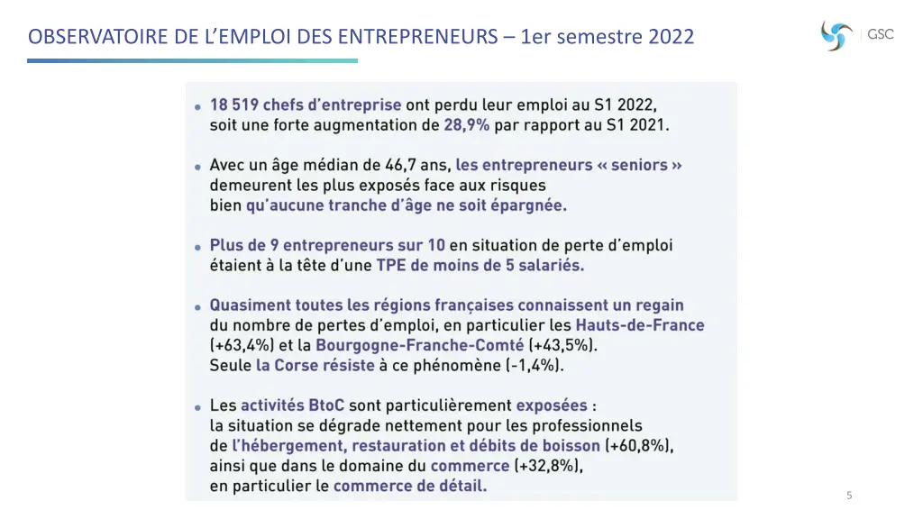 observatoire de l emploi des entrepreneurs 1