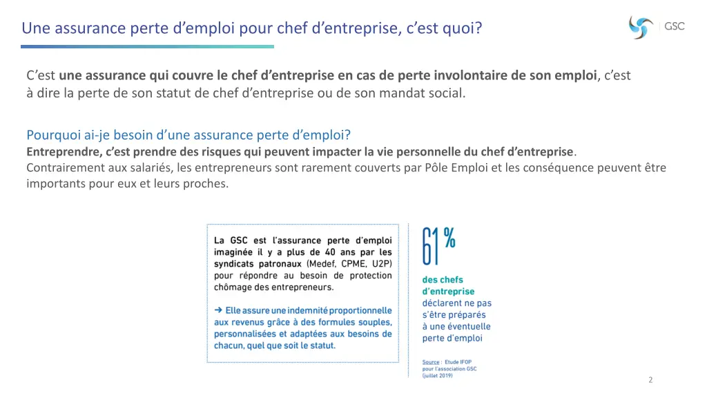 une assurance perte d emploi pour chef