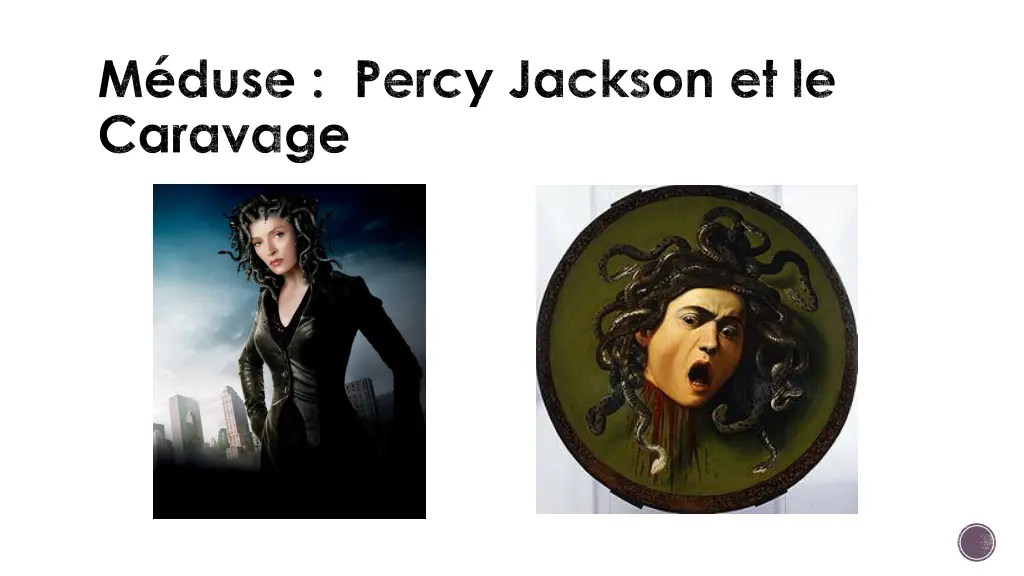 m duse percy jackson et le caravage