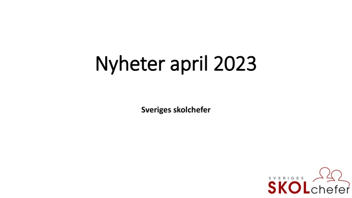 nyheter april 2023 nyheter april 2023