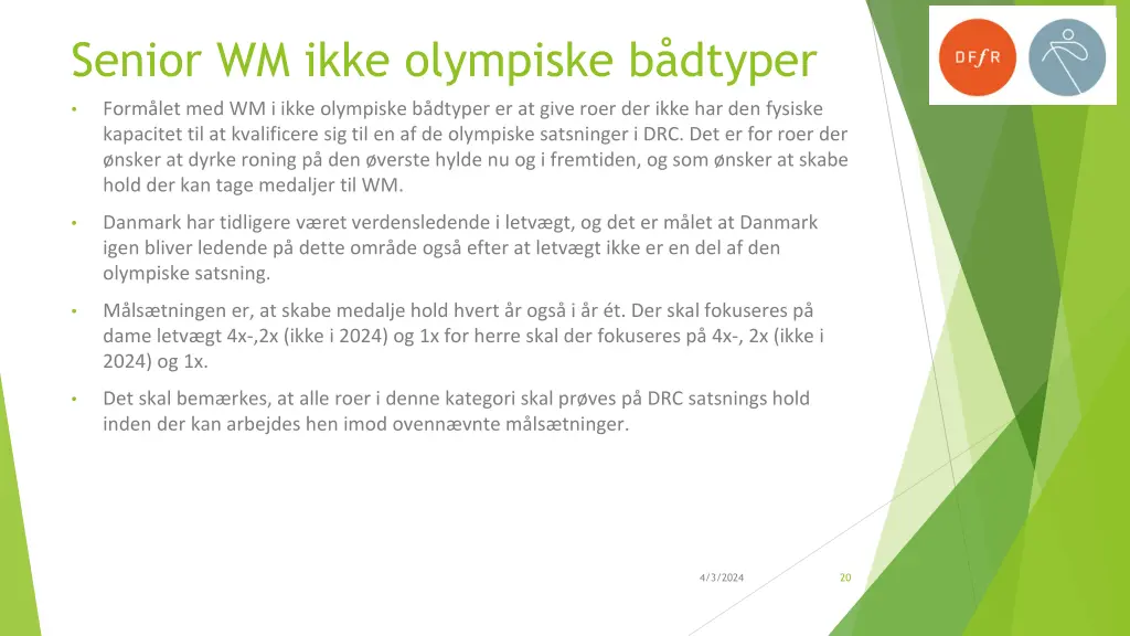 senior wm ikke olympiske b dtyper