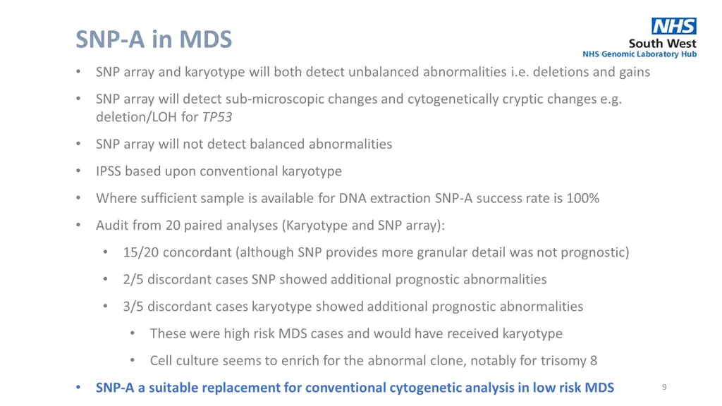 snp a in mds