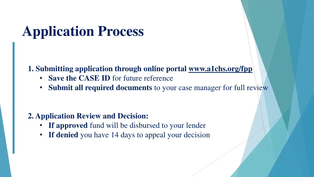 application process