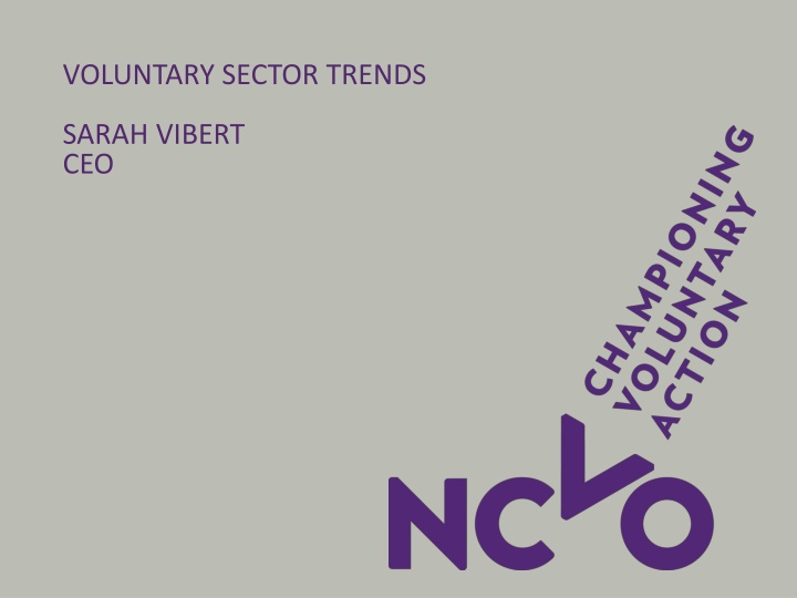 voluntary sector trends