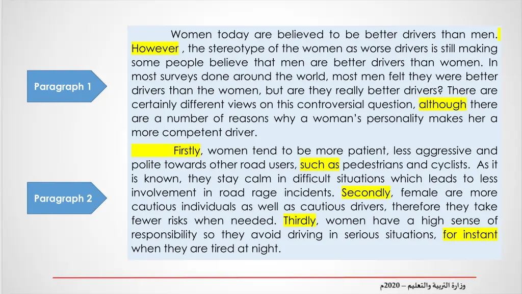 women today are believed to be better drivers