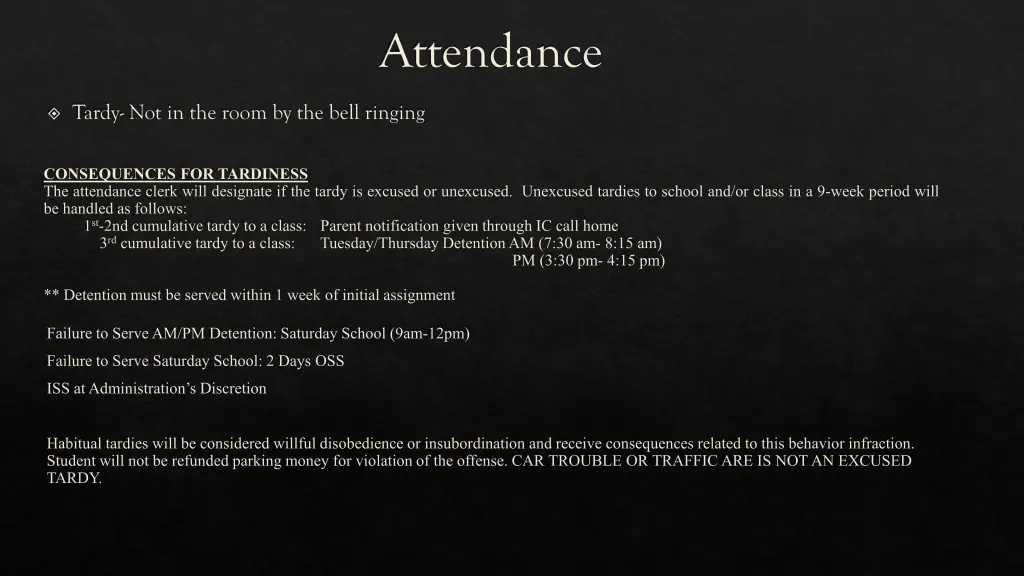 attendance 1