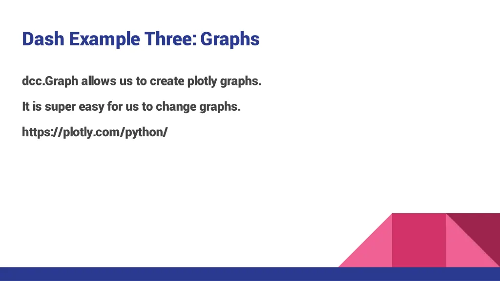 dash example three graphs