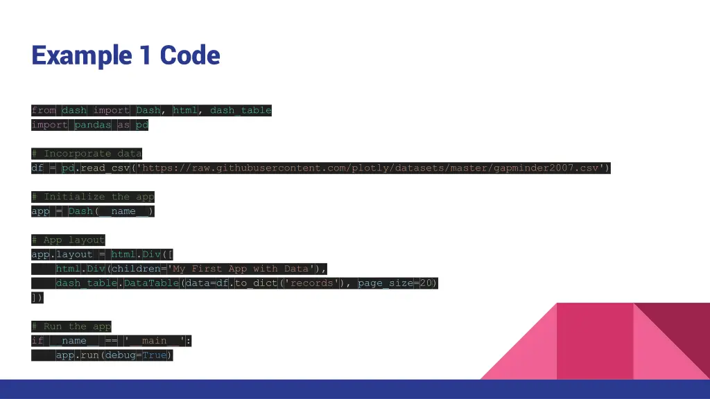 example 1 code