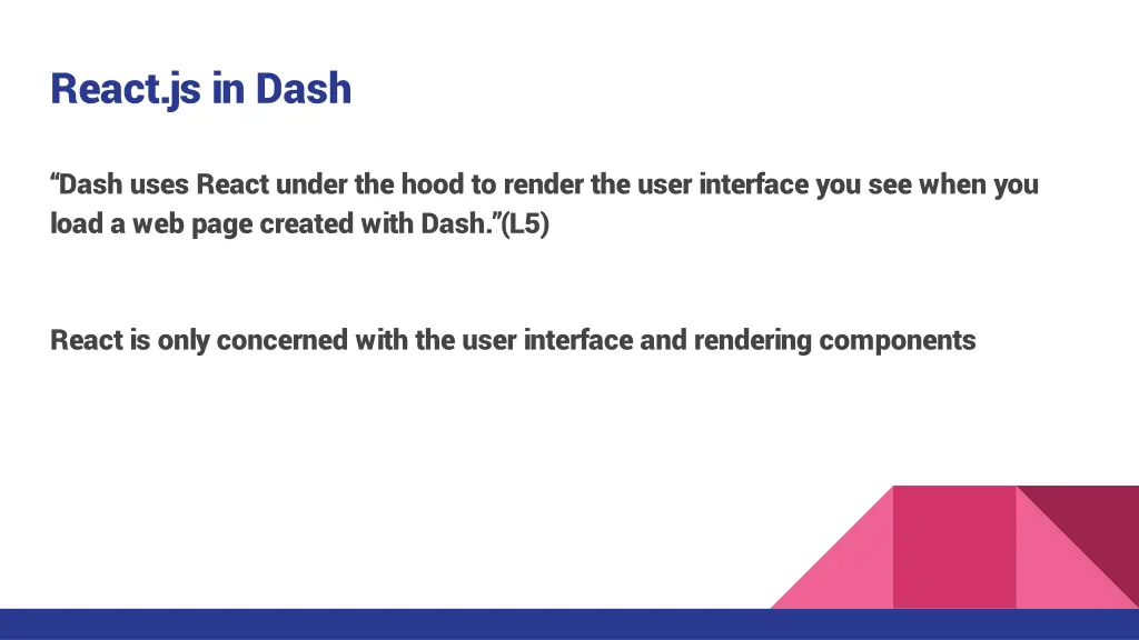 react js in dash 1