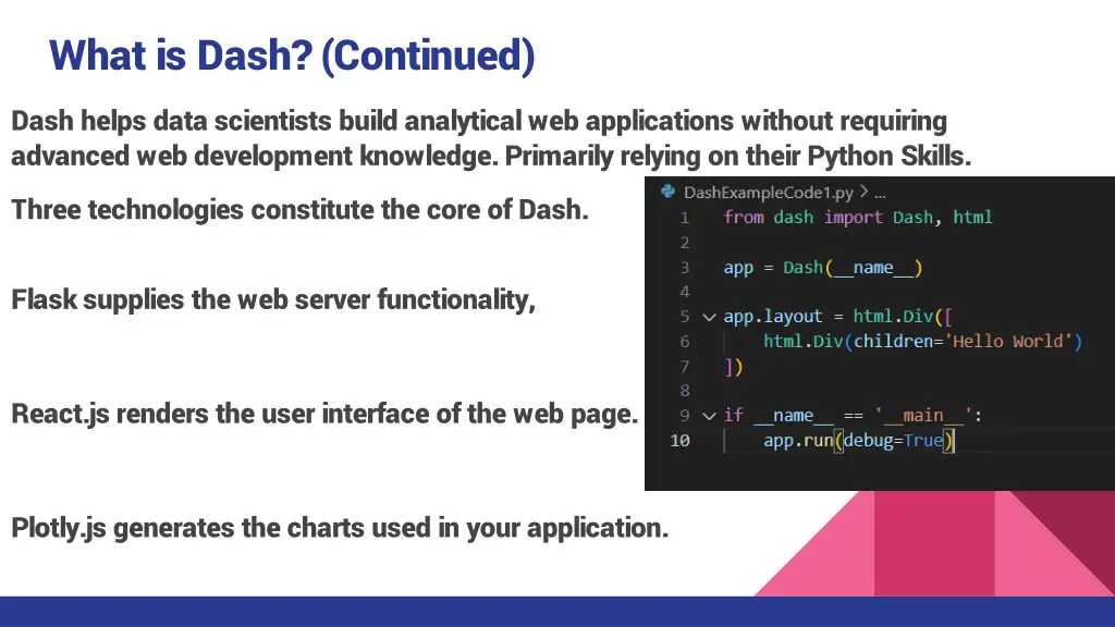 what is dash continued