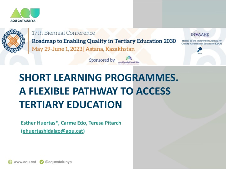 short learning programmes a flexible pathway