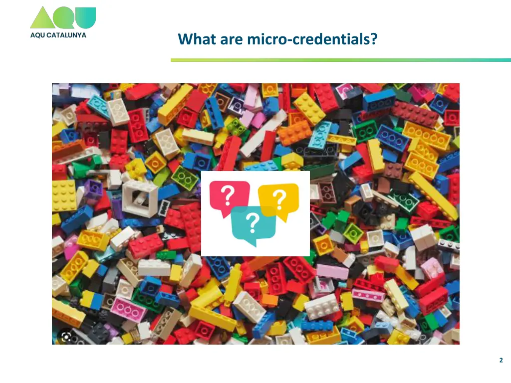 what are micro credentials