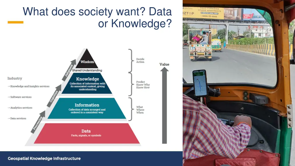 what does society want data or knowledge