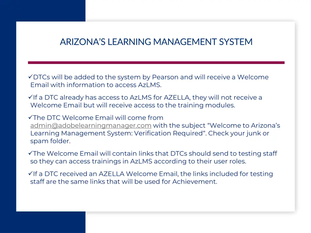 arizona s learning management system