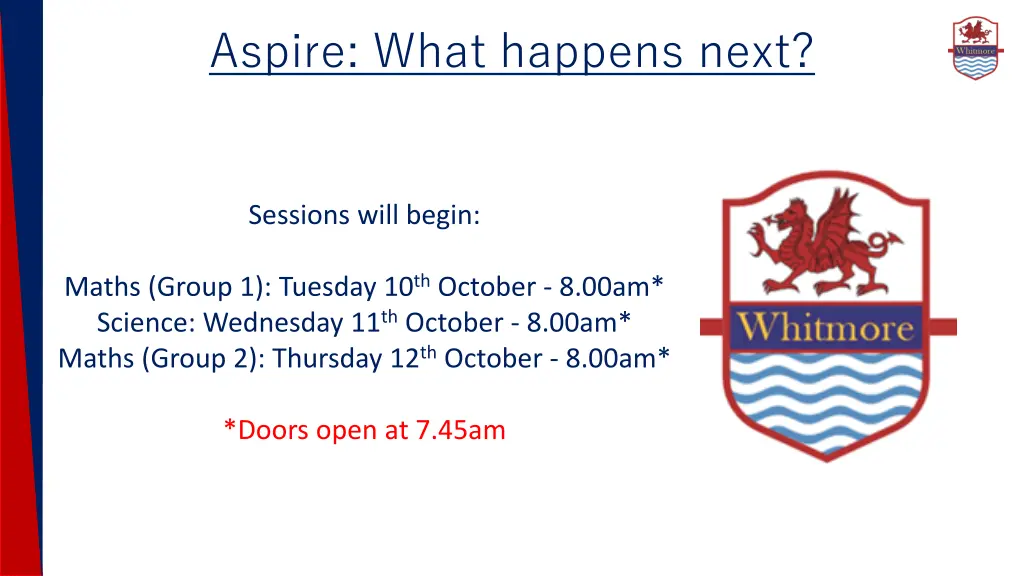 aspire what happens next