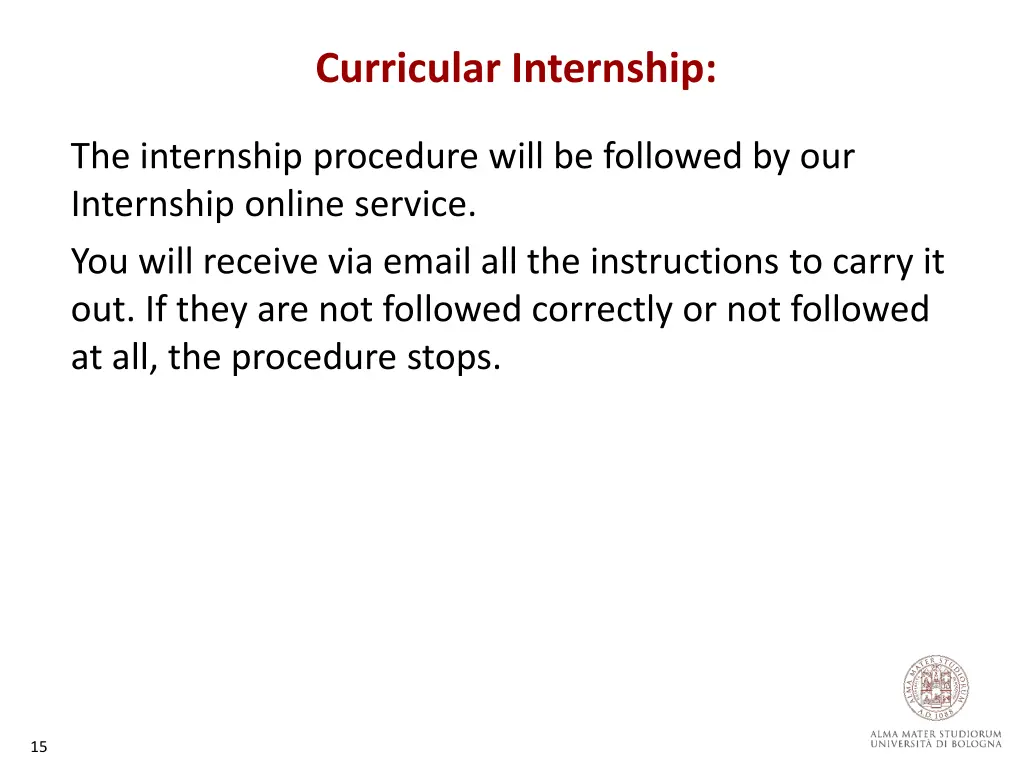 curricular internship 2