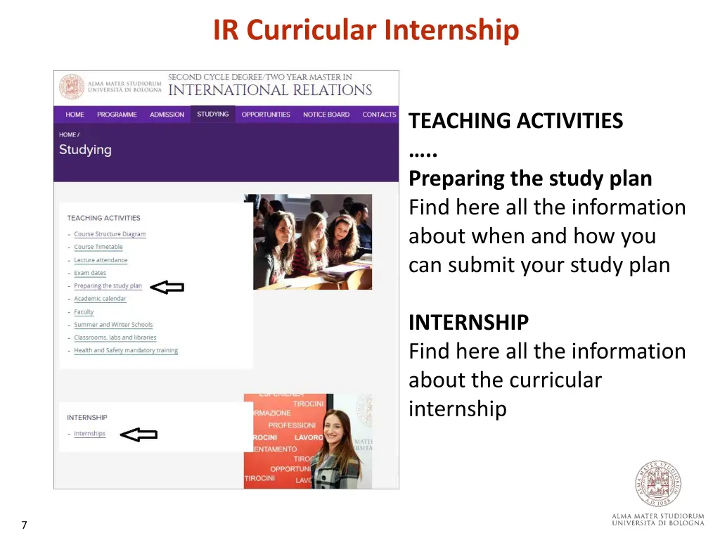 ir curricular internship 1