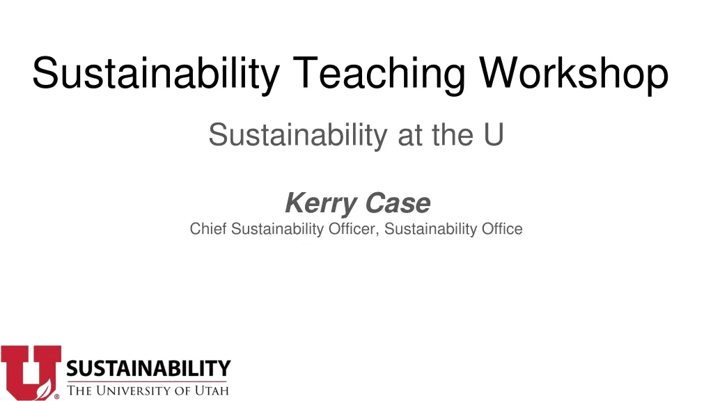 sustainability teaching workshop 2