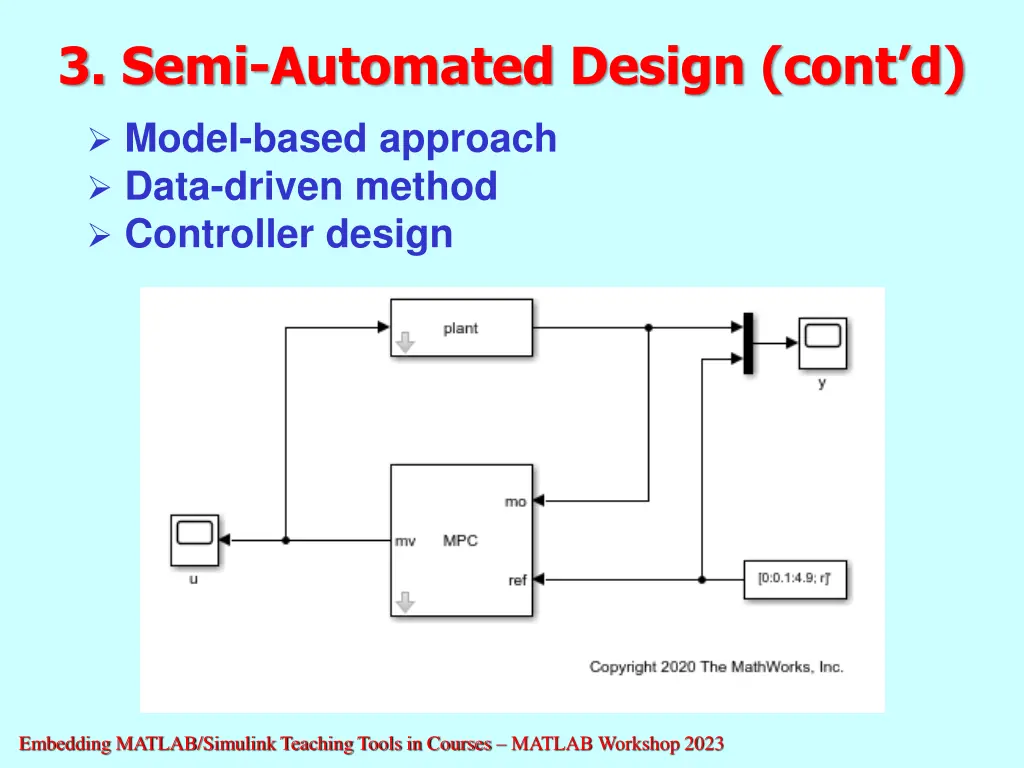 3 semi automated design cont d