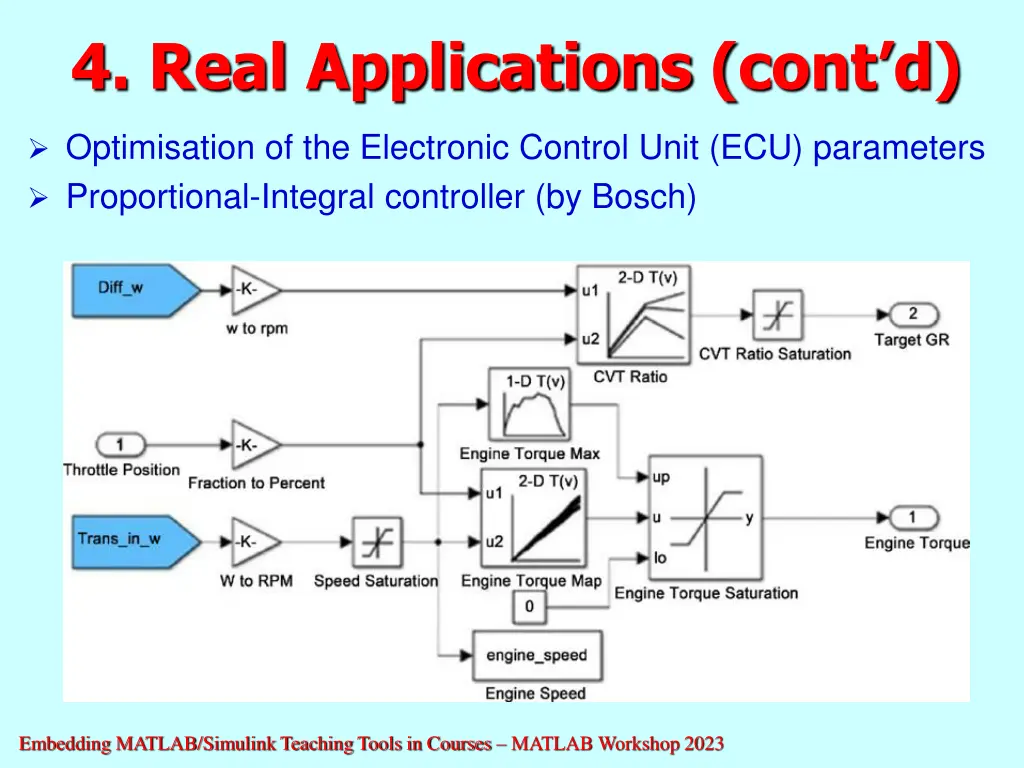 4 real applications cont d