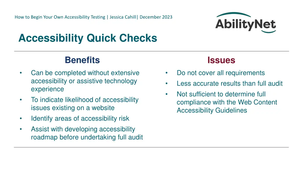 how to begin your own accessibility testing 18