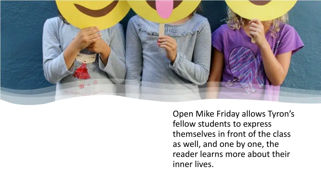 open mike friday allows tyron s fellow students