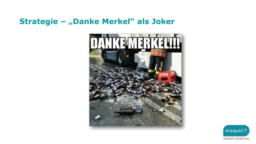 strategie danke merkel als joker