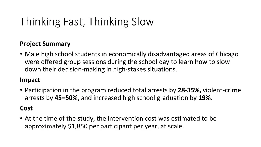 thinking fast thinking slow