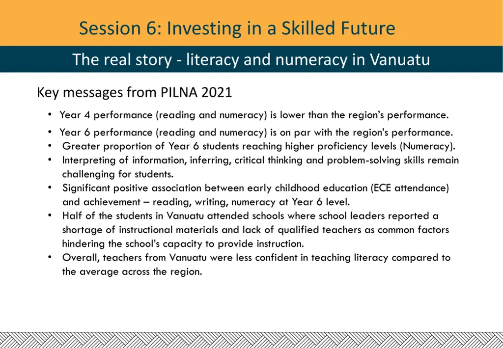 session 6 investing in a skilled future 4