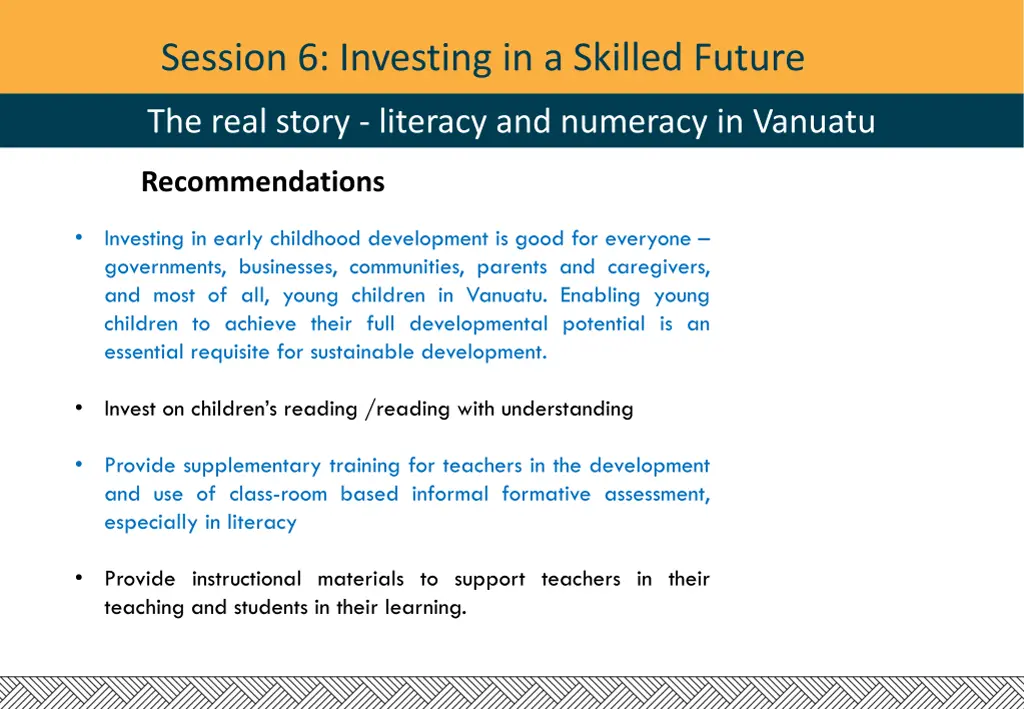 session 6 investing in a skilled future 5