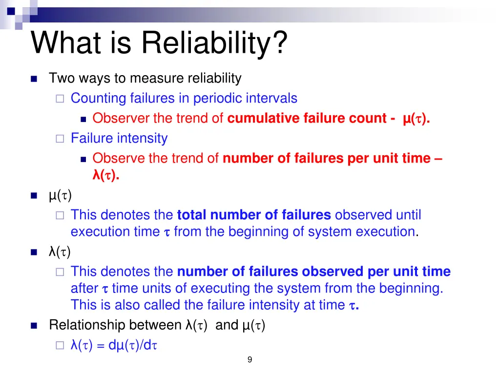 what is reliability 1