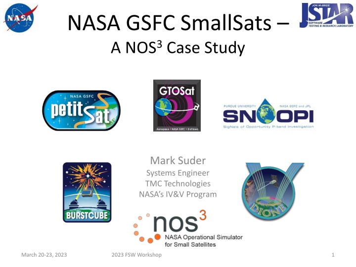 nasa gsfc smallsats a nos 3 case study