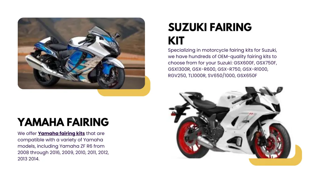 suzuki fairing kit specializing in motorcycle