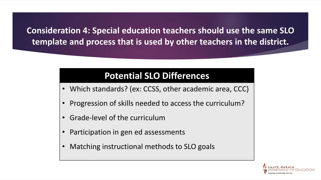 consideration 4 special education teachers should