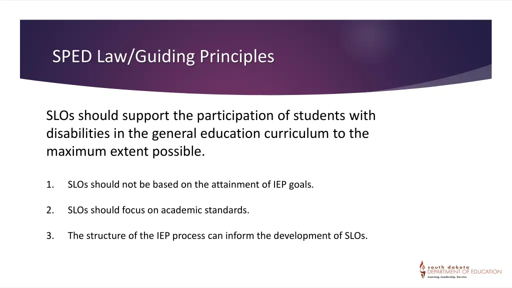 sped law guiding principles 1