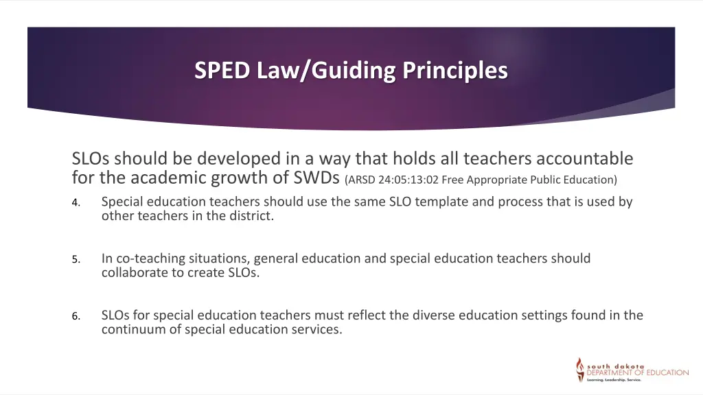 sped law guiding principles 2