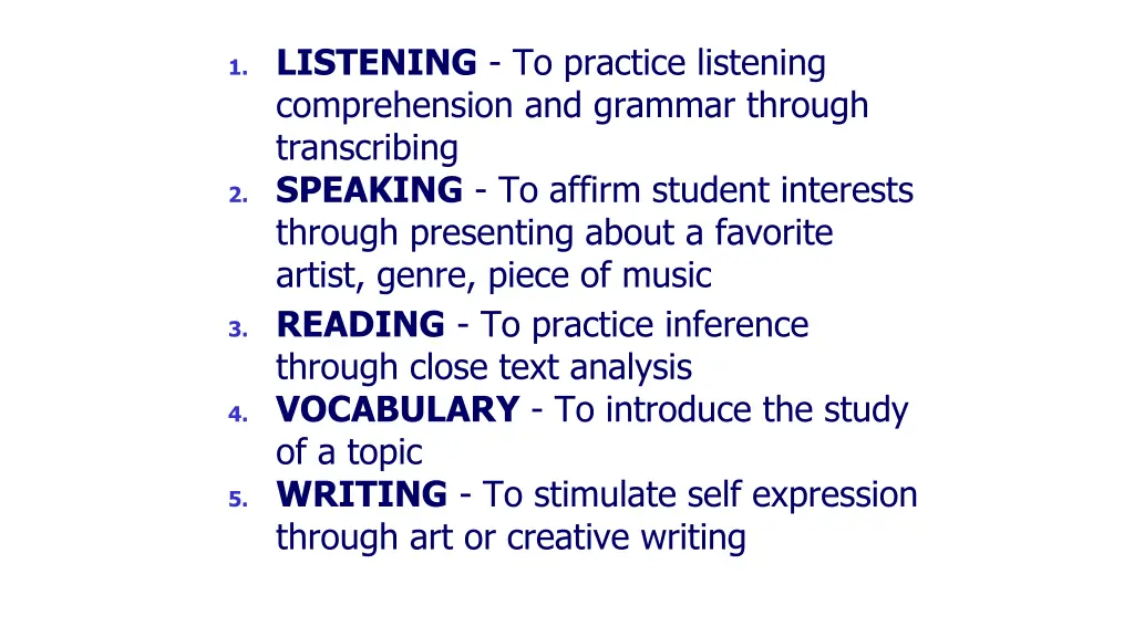 1 listening to practice listening comprehension