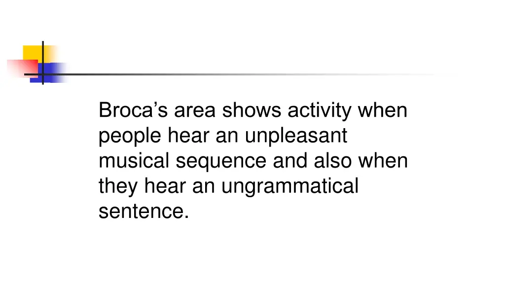 broca s area shows activity when people hear