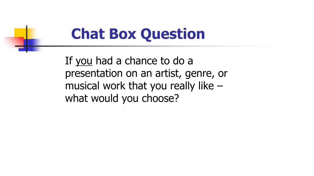 chat box question 2