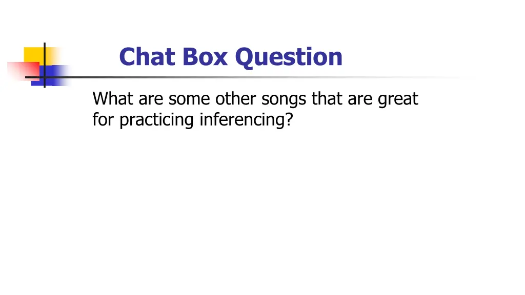 chat box question 3