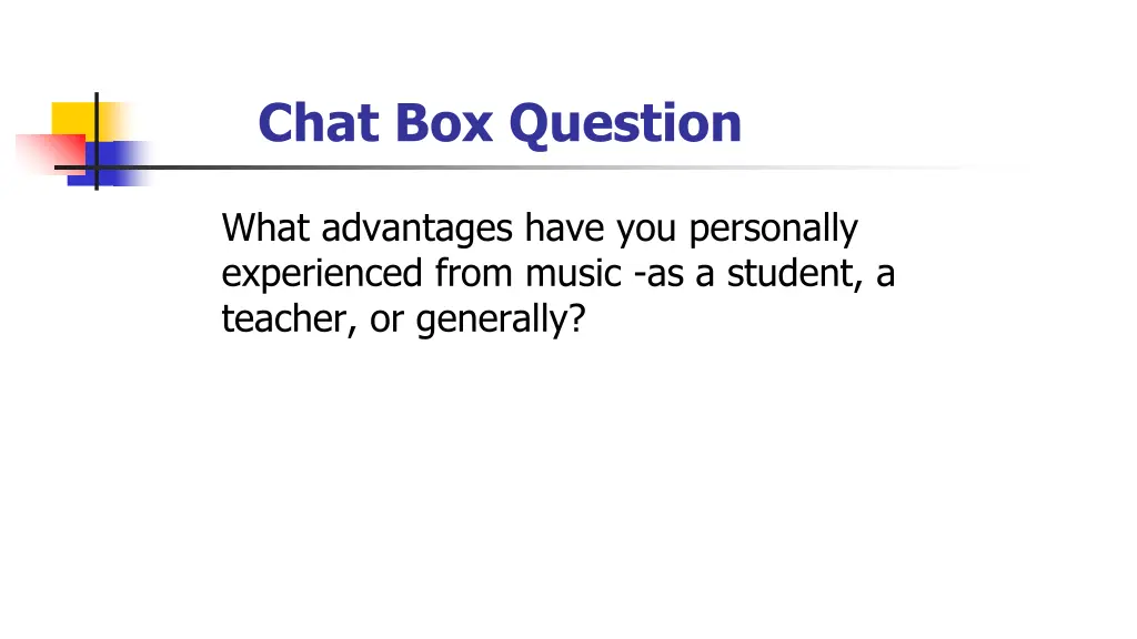 chat box question