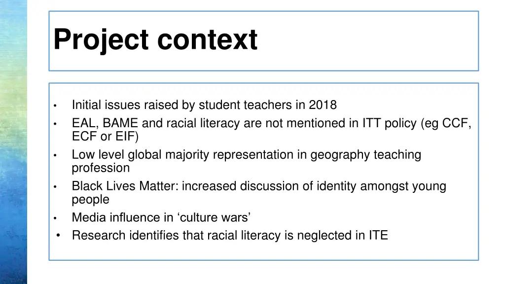 project context