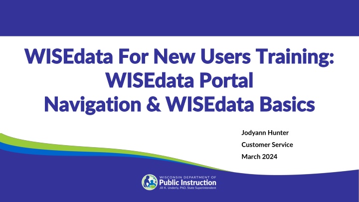 wisedata for new users training wisedata