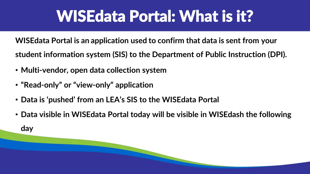 wisedata portal what is it wisedata portal what