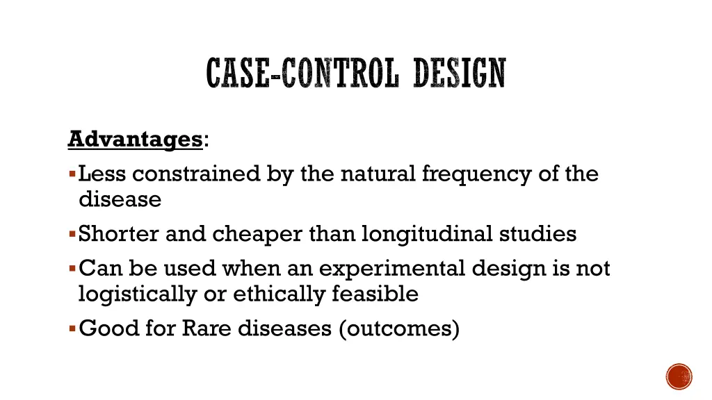 case control design 1