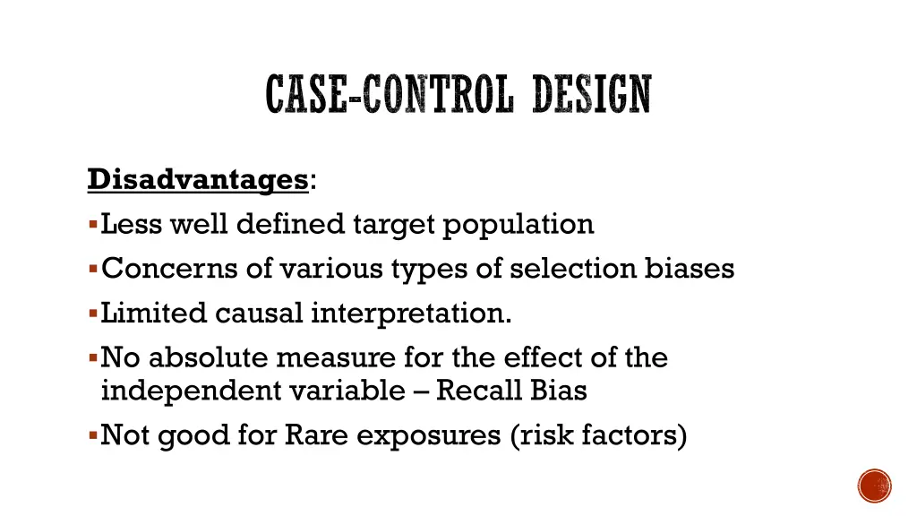 case control design 2